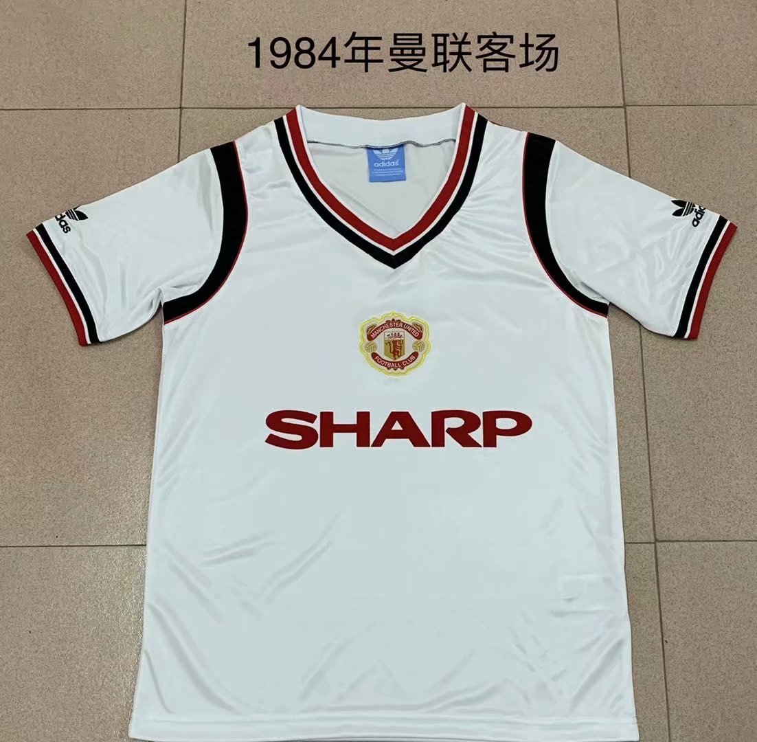 Retro Manchester united 1984 Away Football Jersey