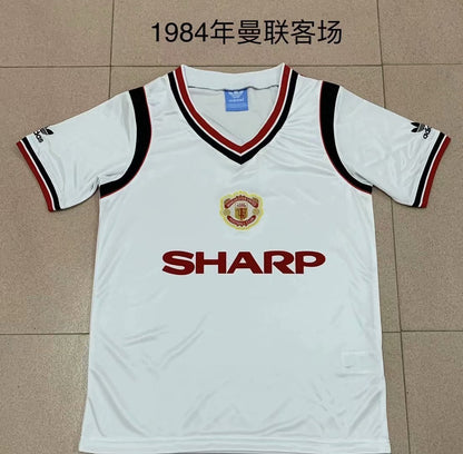 Retro Manchester united 1984 Away Football Jersey