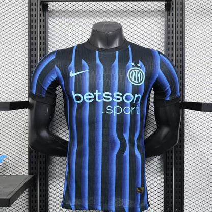 Inter Milan 2025/2026 Home Player Version Football Jersey