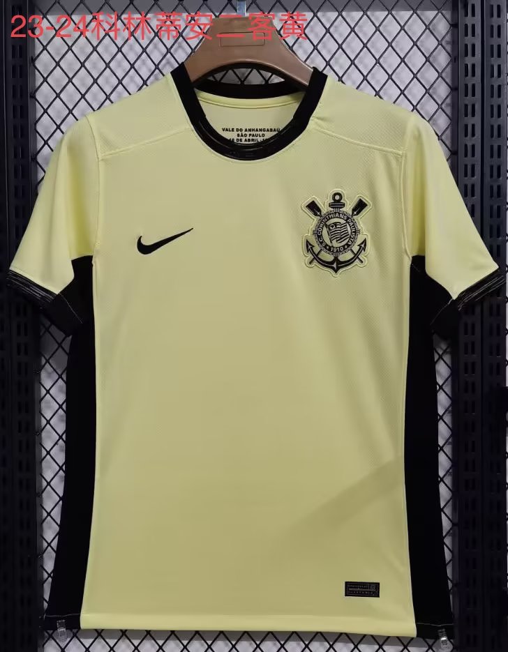 Corinthians 2023/2024 Third Away Fan Version Football Jersey