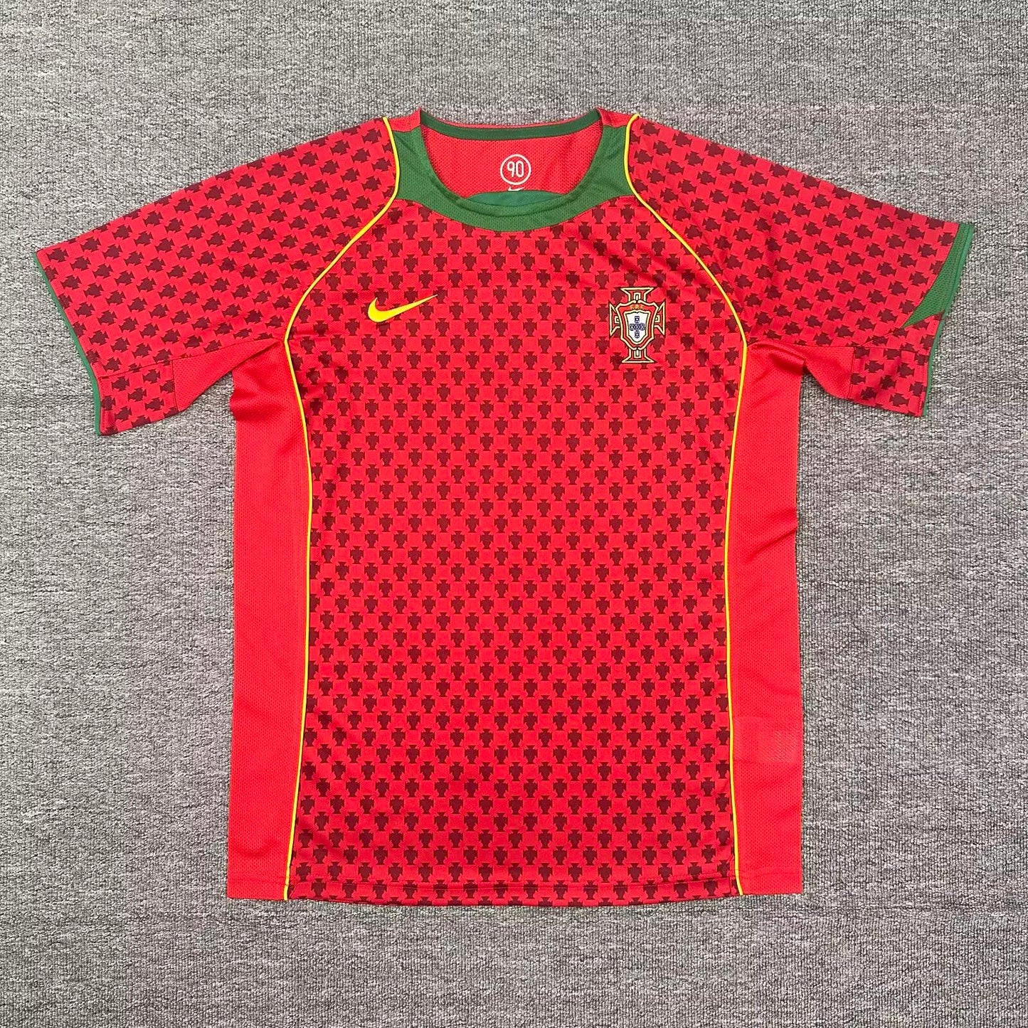Retro Portugal 2004 Home Football Jersey