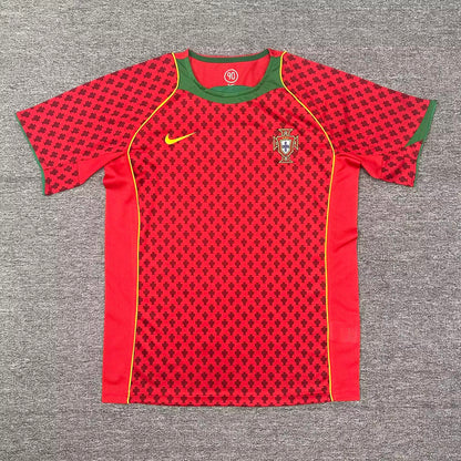 Retro Portugal 2004 Home Football Jersey