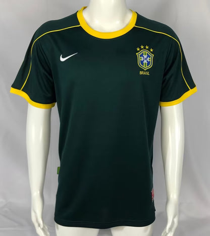 Retro Brazil 1998 Goalkeeper Football Jersey