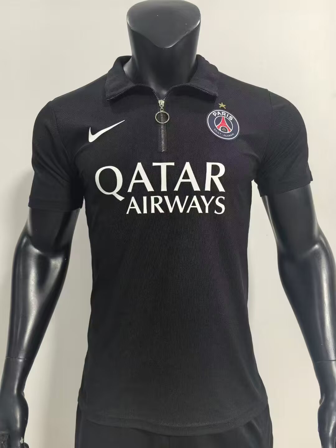 PSG Paris Polo Player Black Jersey 2025-2026
