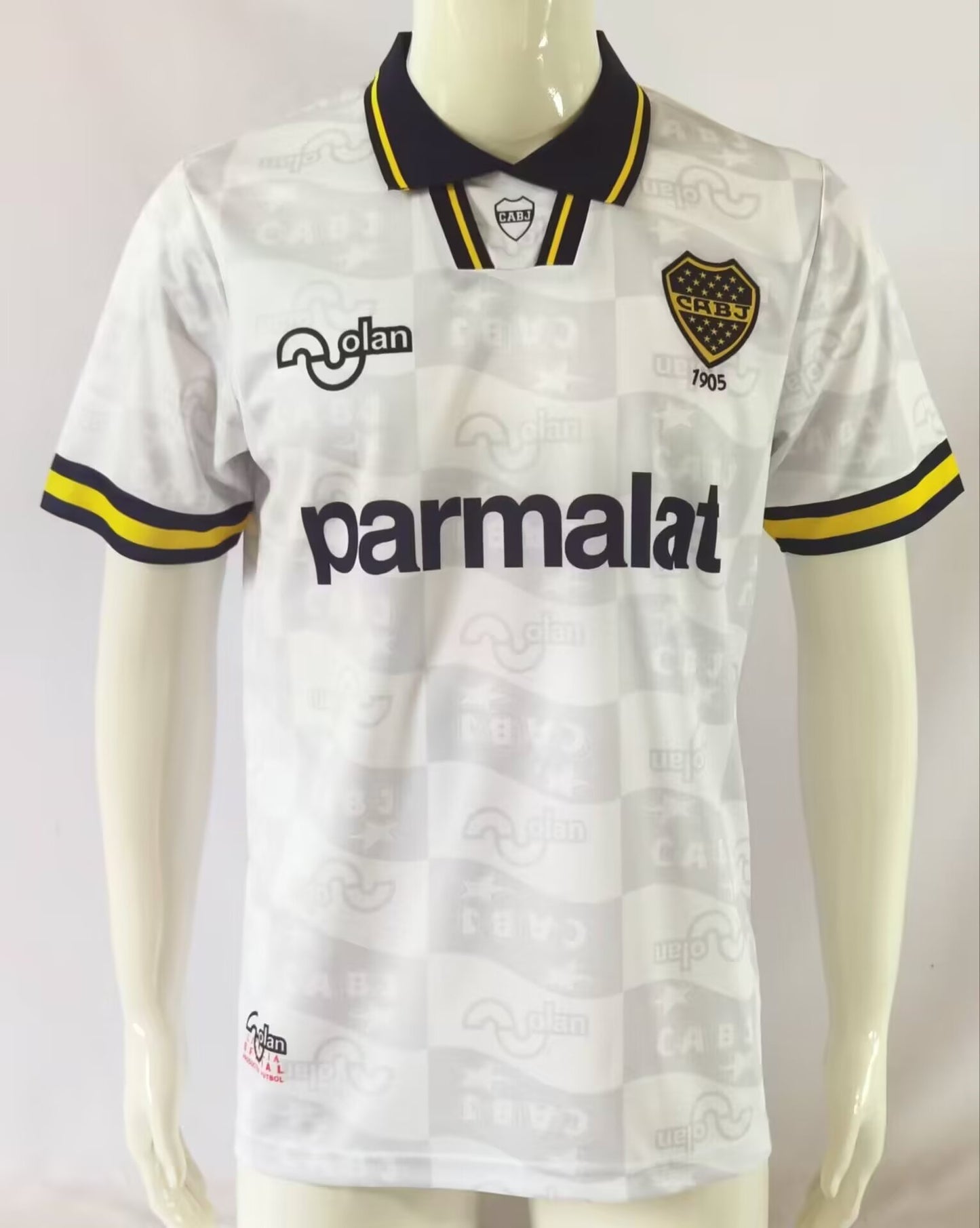 Retro Boca 1995/1996 Away Fan Version Football Jersey