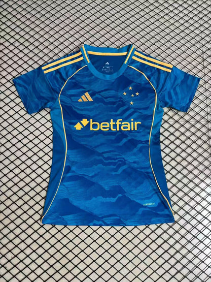 Cruzeiro 2025/2026 Women Third Away Fan Version Football Jersey