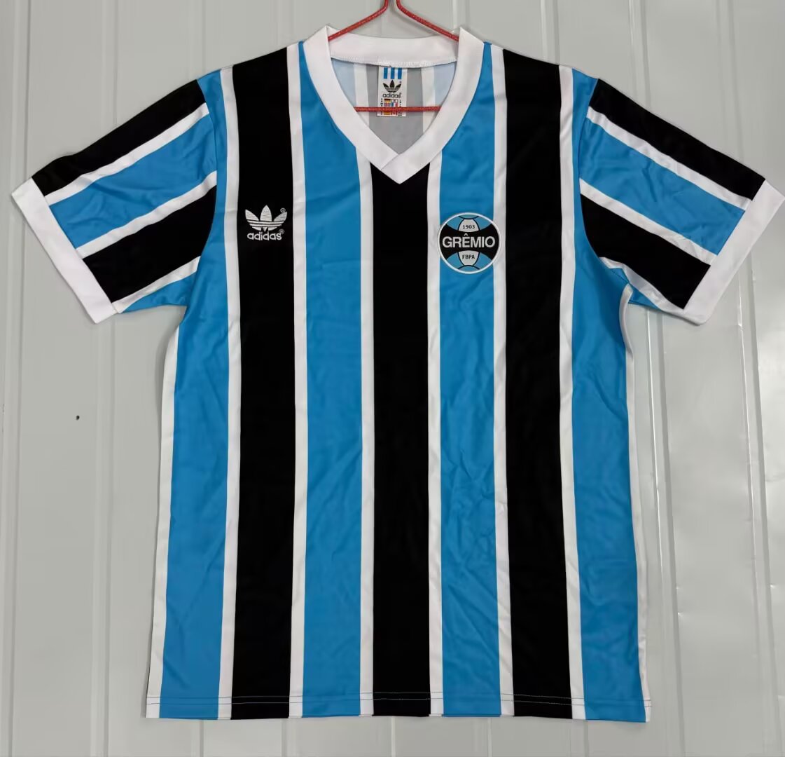 Retro Grêmio 1983/1984 Home Fan Version Football Jersey