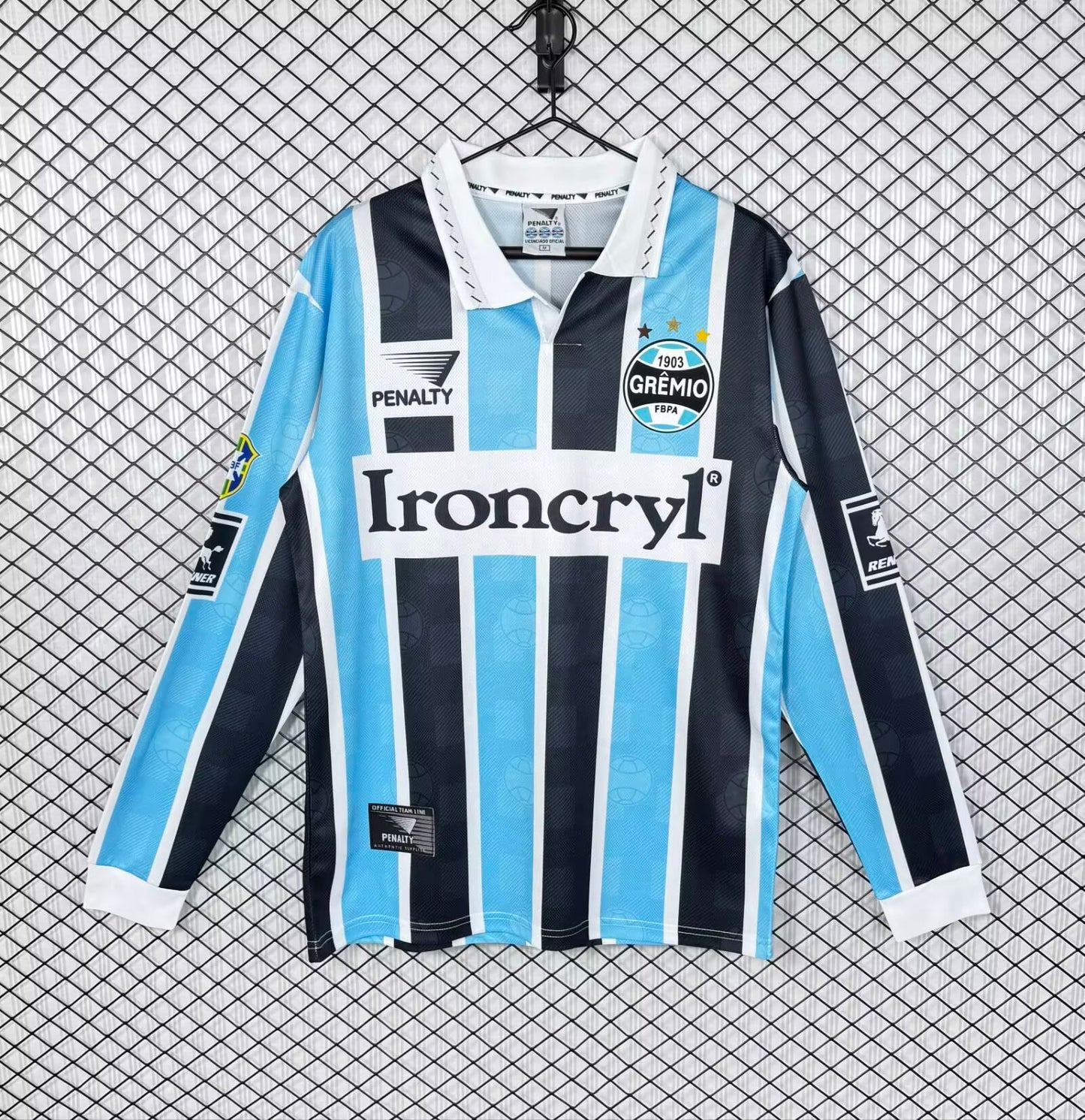 Retro Gremio Home Long Sleeve Jersey 1997