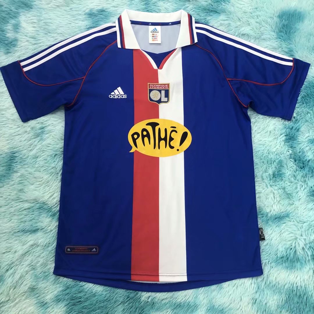 Retro Lyon 2000/2001 Away Fan Version Football Jersey