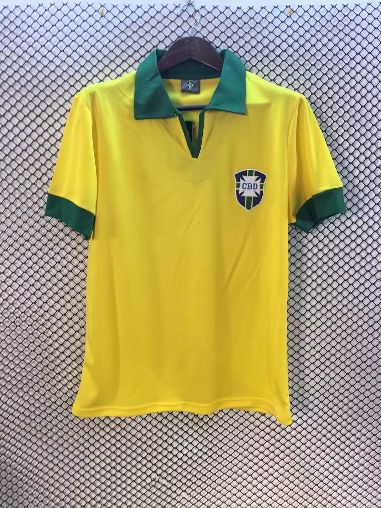 Retro Brazil 1962 Home Football Jersey