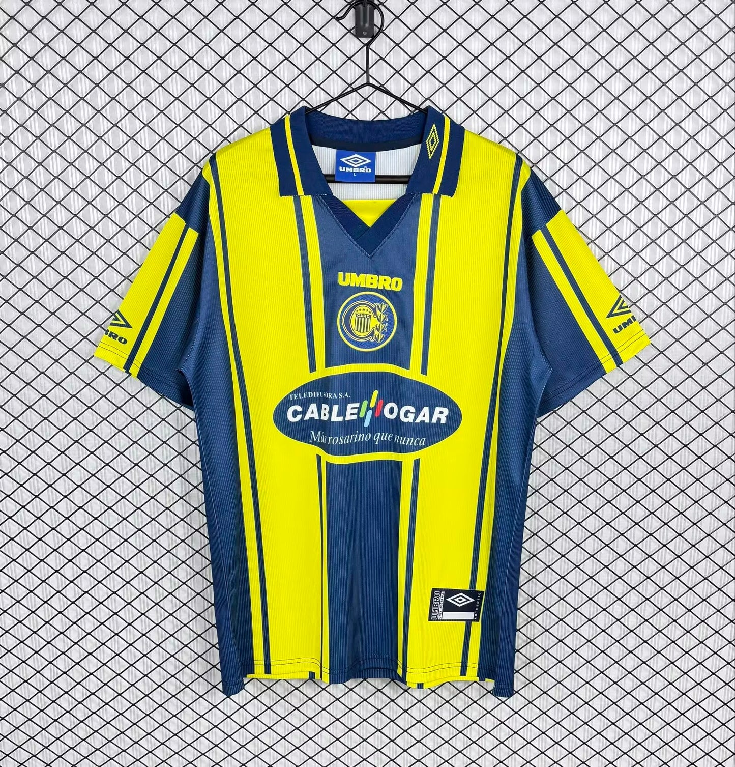 Retro Rosario Central 1998/1999 Home Fan Version Football Jersey