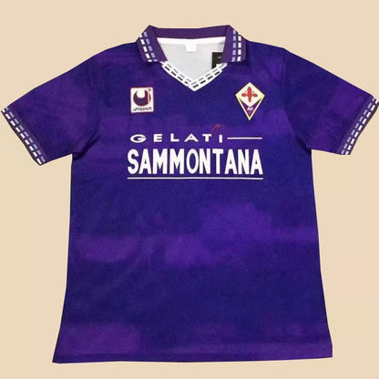 Retro Florence 1994/1995 Home Fan Version Football Jersey