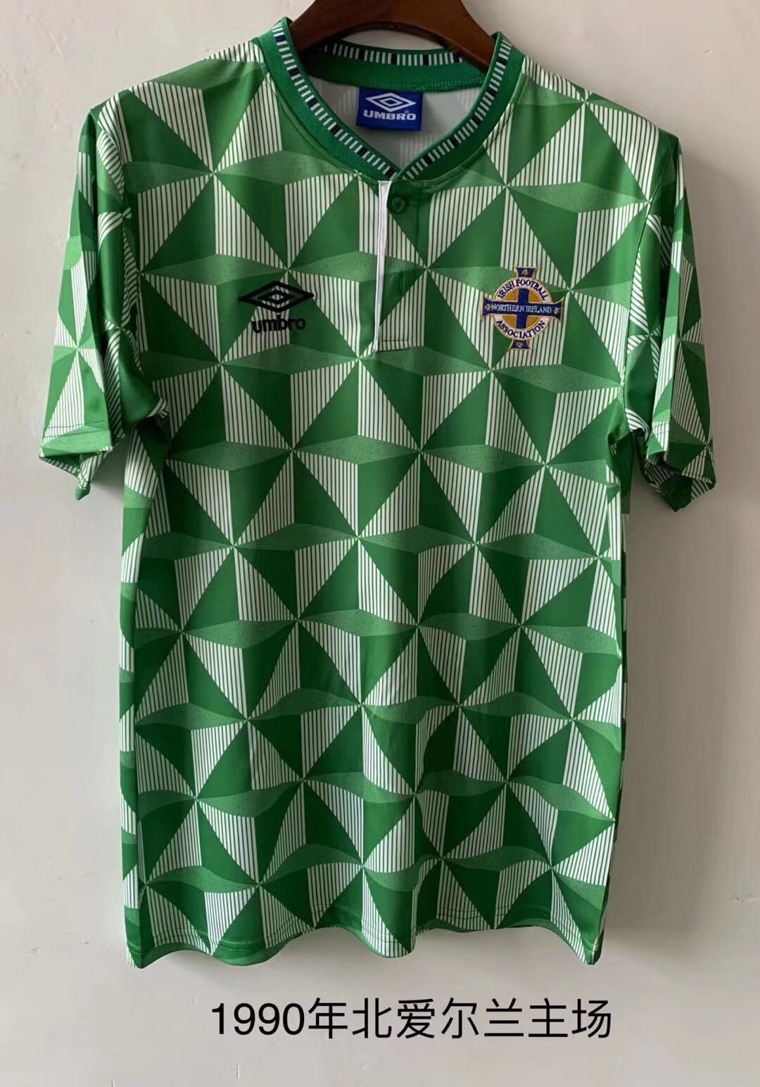 Retro Northern Ireland 1990 Home Football Jersey