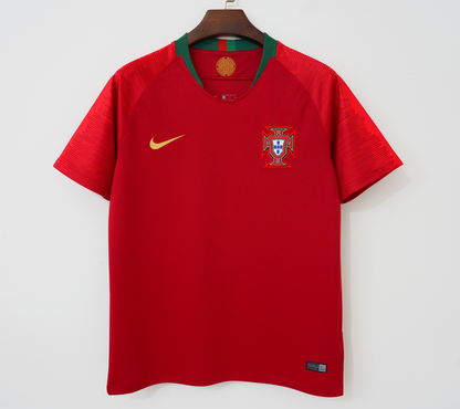 Retro Portugal 2018 Home Football Jersey