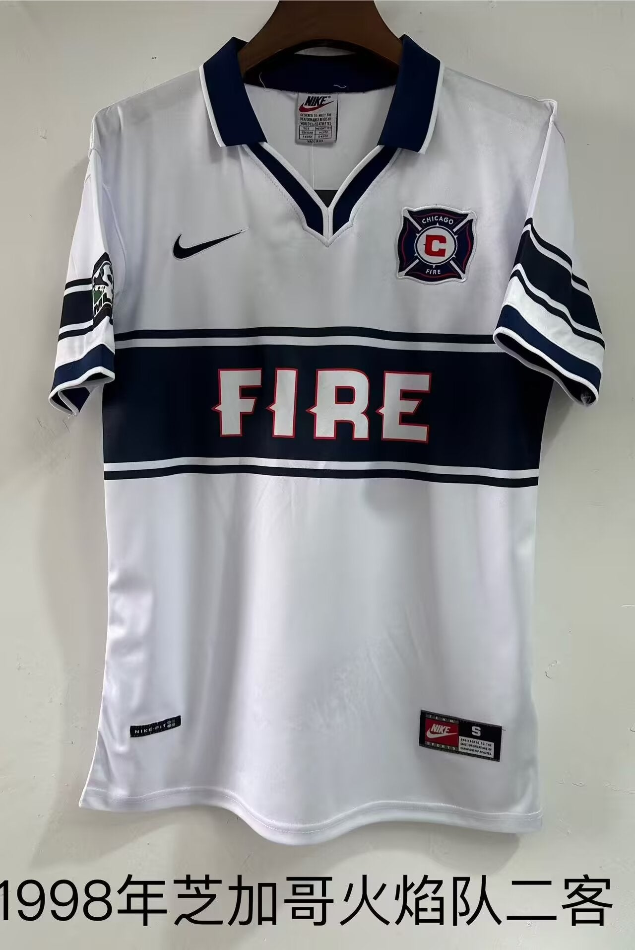 Retro Chicago Fire three 1998 Away Football Jersey