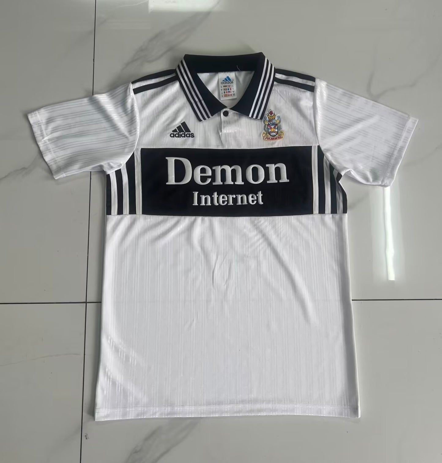 Retro Fulham 1998/1999 Home Fan Version Football Jersey