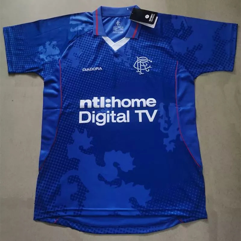 Retro Rangers 2002/2003 Home Football Jersey