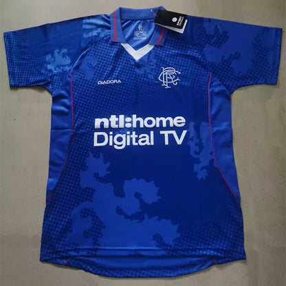 Retro Rangers 2002/2003 Home Football Jersey