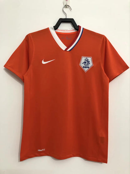 Retro Netherlands 2008 Home Fan Version Football Jersey