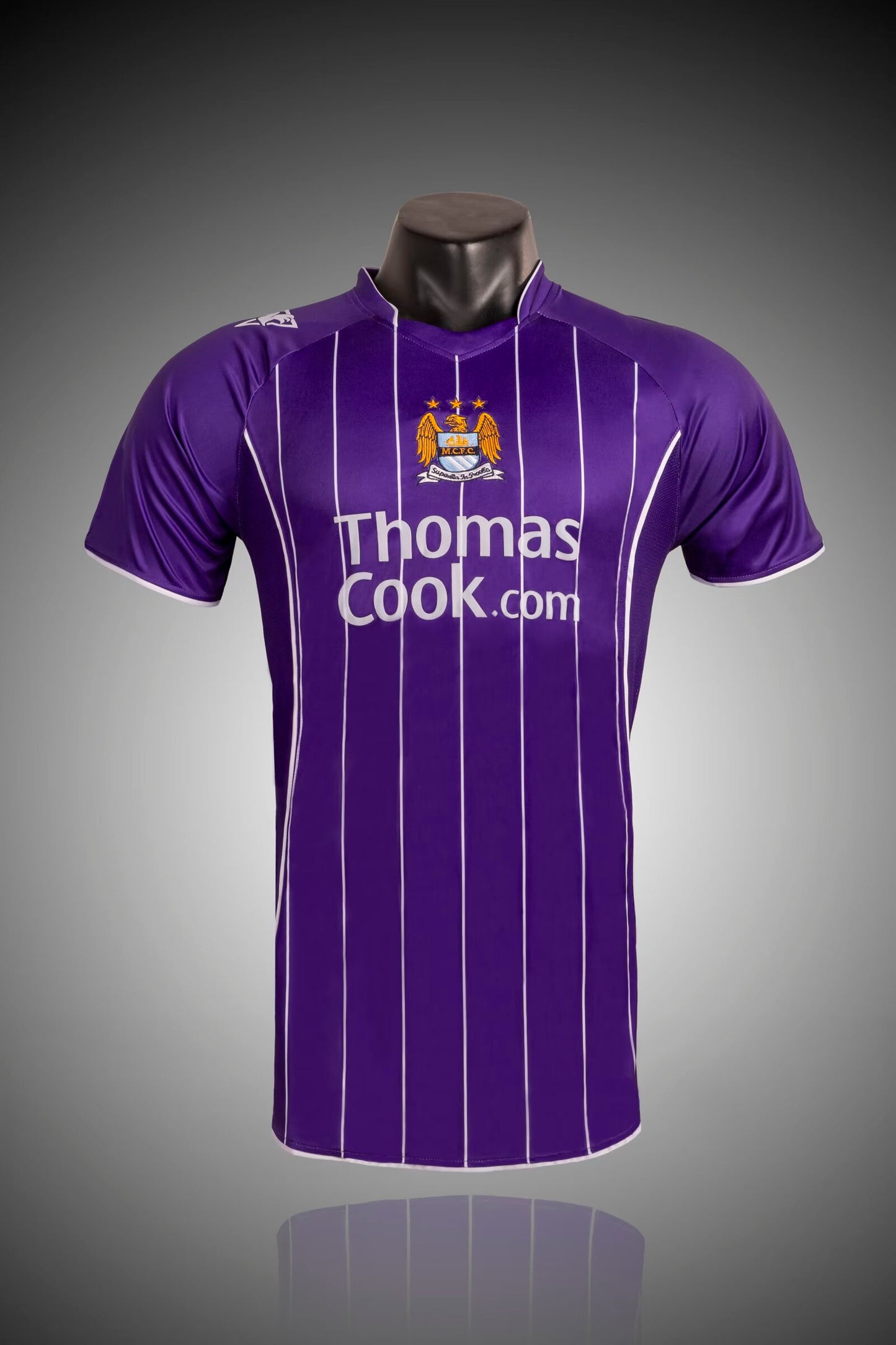 Retro Manchester city 2007/2008 Away Football Jersey