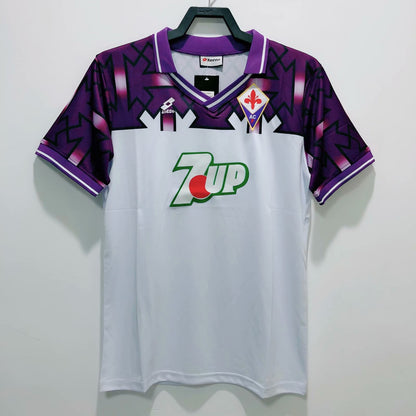 Retro Florence 1992/1993 Away Fan Version Football Jersey