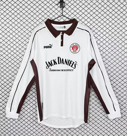Retro Germany-Bundesliga 1999/2000 Home Long Sleeve Fan Version Football Jersey