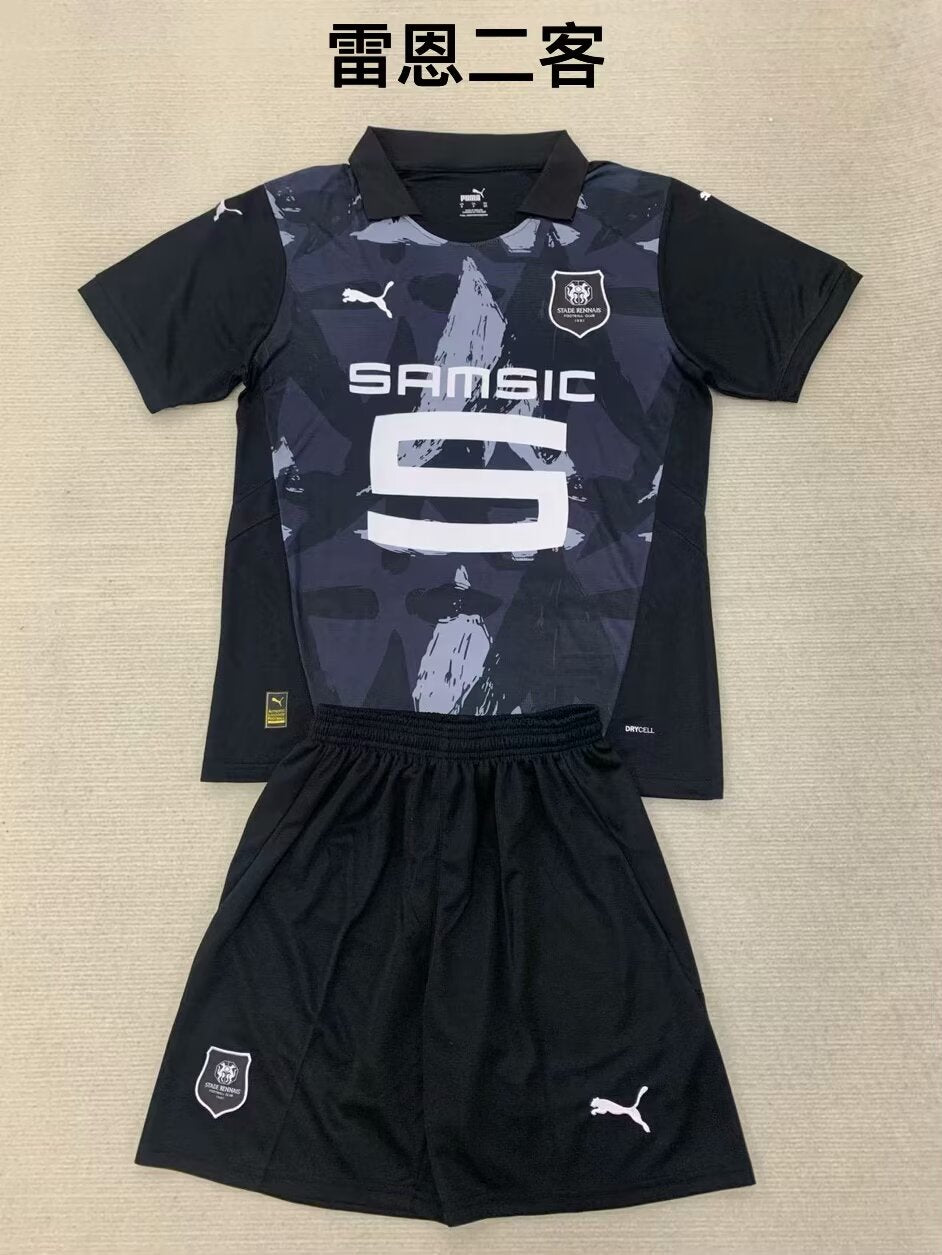 Stade Rennais 2024/2025 Kids Third Away Football Jersey