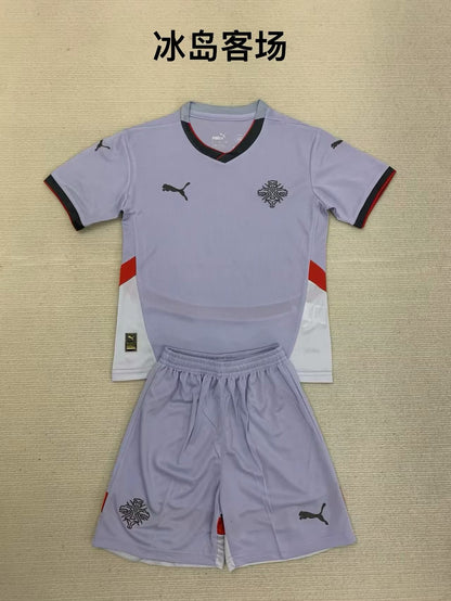 Iceland 2024/2025 Kids Away Football Jersey