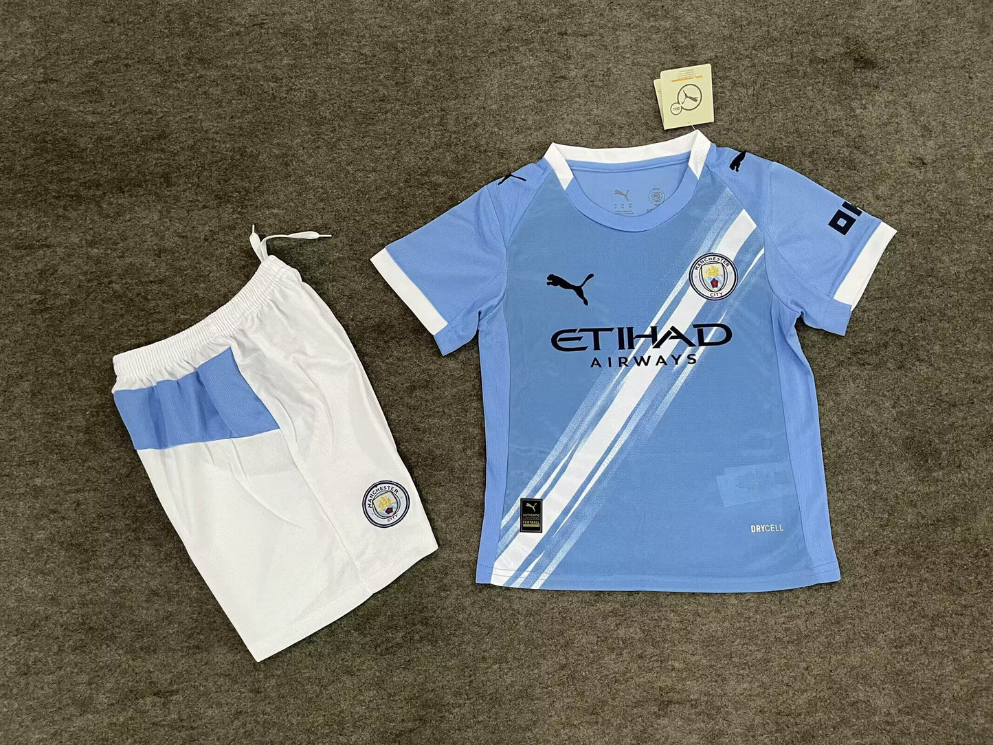 Manchester City 2025/2026 Kids Home Football Jersey