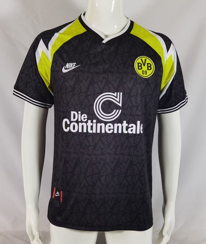 Retro Borussia Dortmund 1995/1996 Away Fan Version Football Jersey