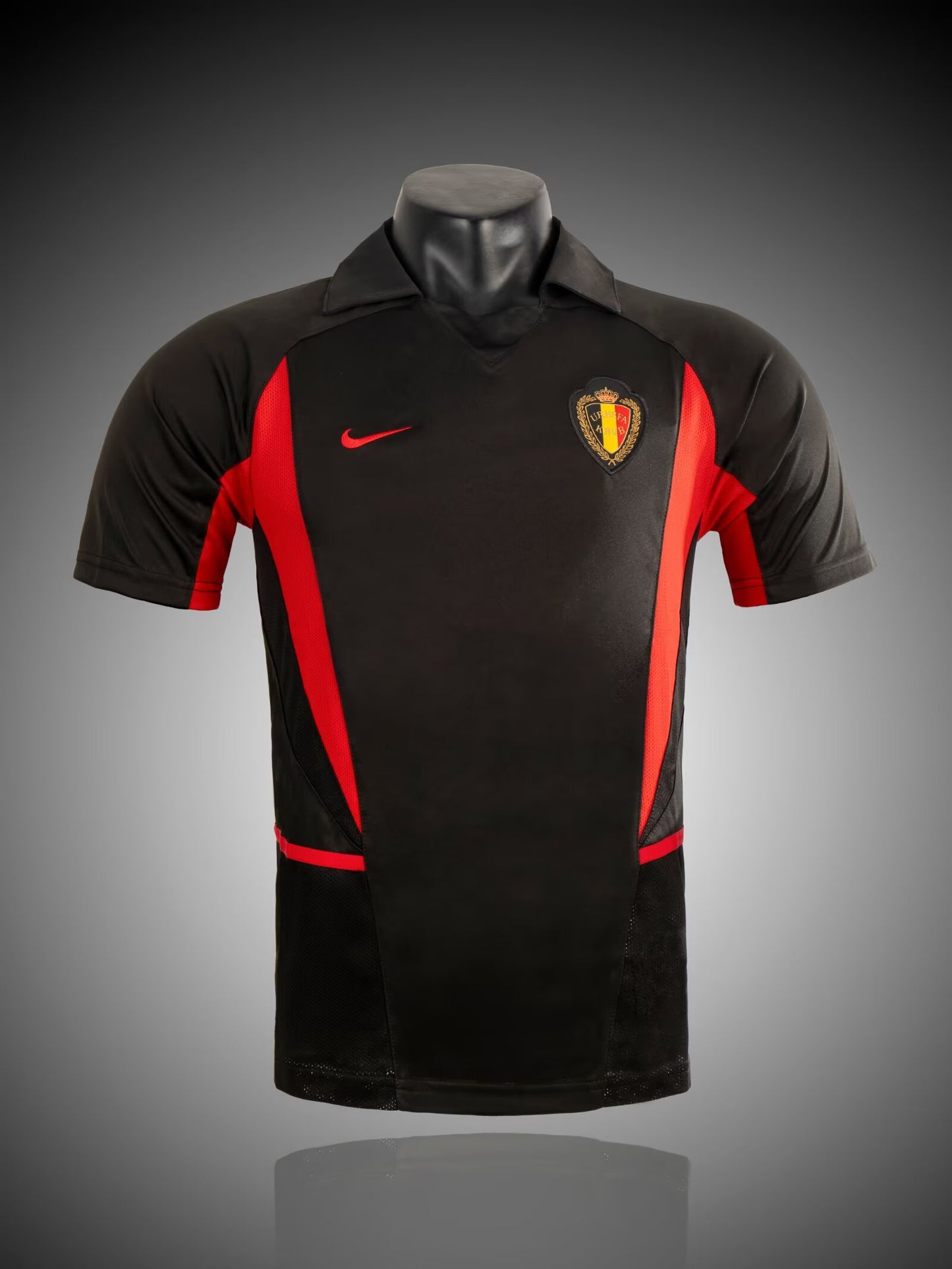 Retro Belgium 2002 Away Football Jersey