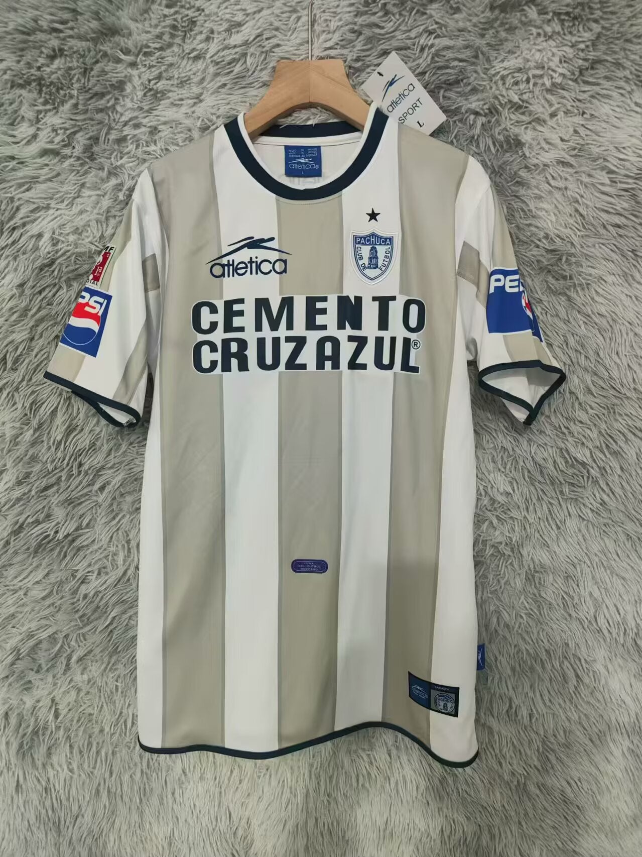 Retro Pachuca 2001 Away Fan Version Football Jersey