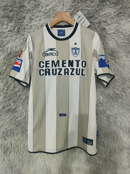 Retro Pachuca 2001 Away Fan Version Football Jersey