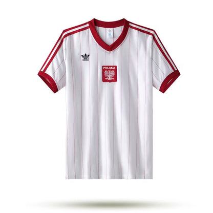 Retro Poland 1982 Home Fan Version Football Jersey