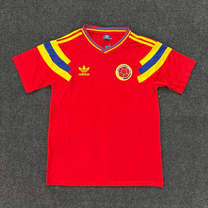 Retro Colombia 1990 Away Football Jersey