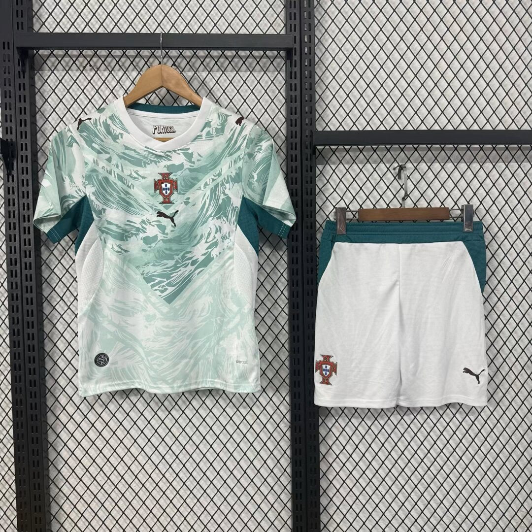 Portugal 2026/2027 Kids Away Fan Version Football Jersey