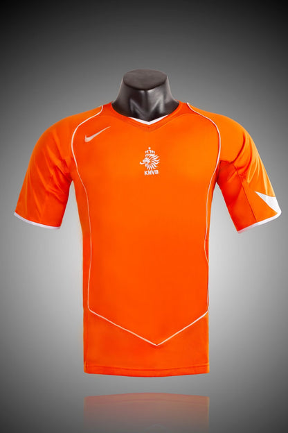 Retro Netherlands 2004 Home Football Jersey