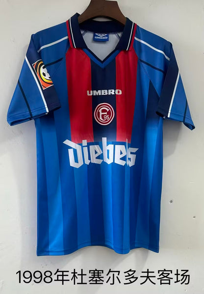 Germany-Bundesliga 1998 Away Fan Version Football Jersey
