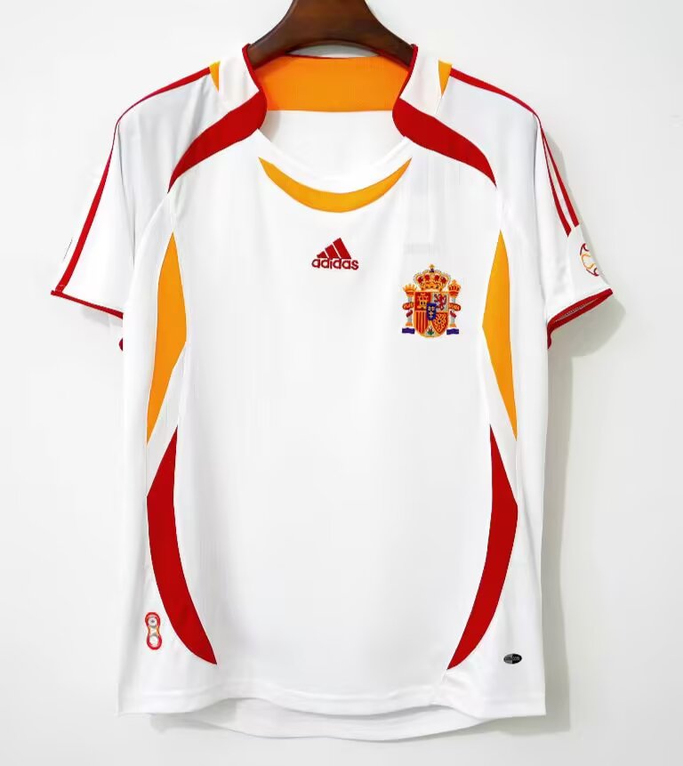 Retro Spain 2006 Away Football Jersey