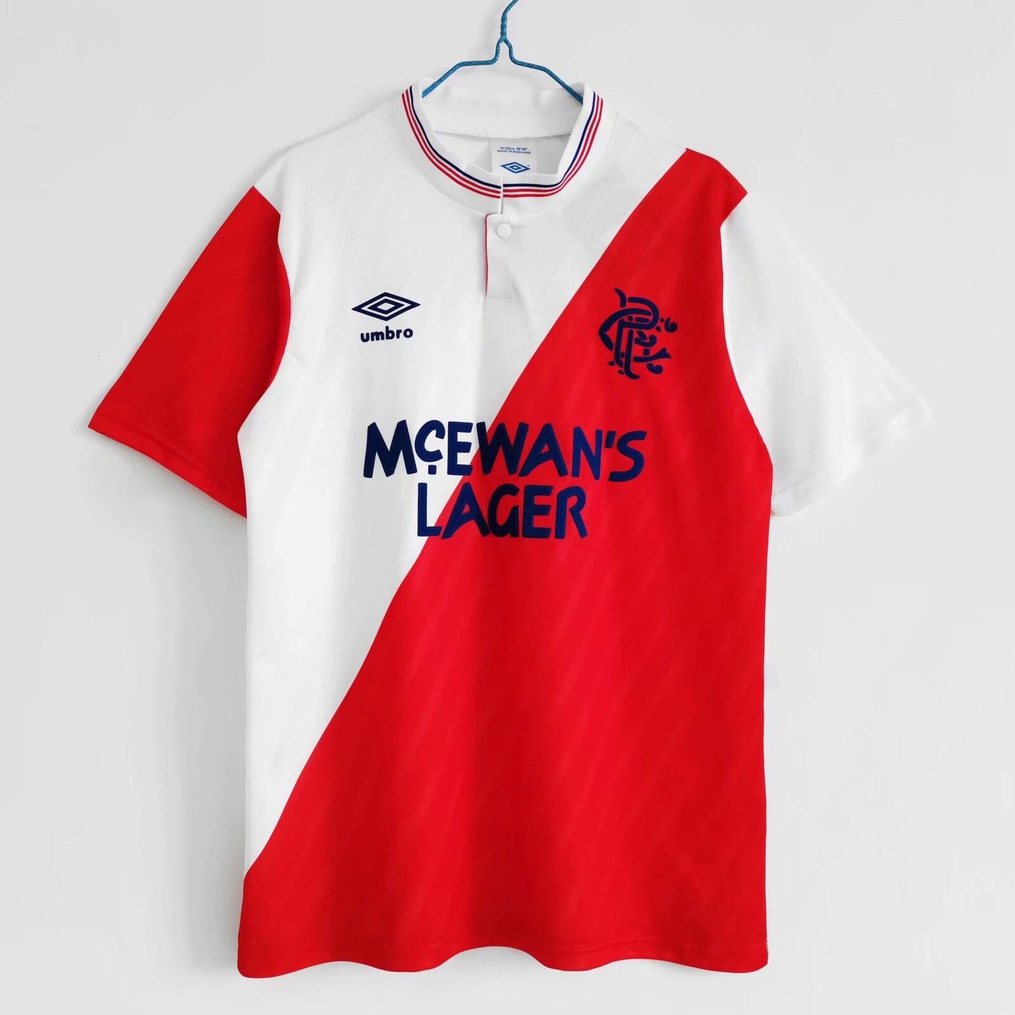 Rangers 1987/1988 Home Fan Version Football Jersey