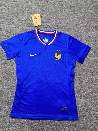 French 2024/2025 Women Home Fan Version Football Jersey