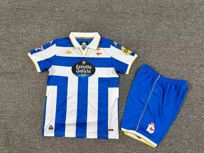 Deportivo 2025/2026 Kids Home Football Jersey