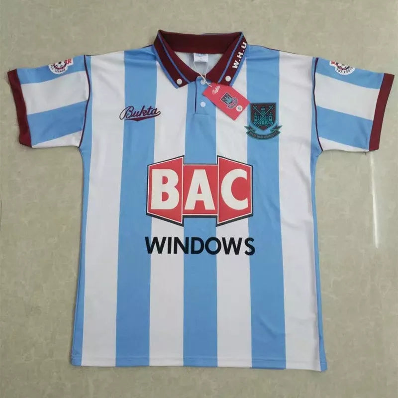 Retro West Ham United 1991/1992 Away Football Jersey