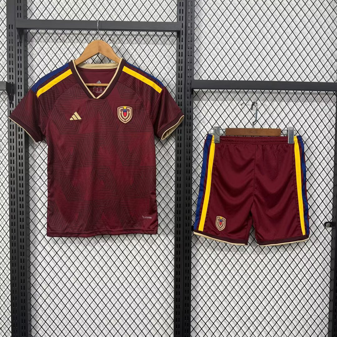 Venezuela 2026/2027 Kids Home Fan Version Football Jersey