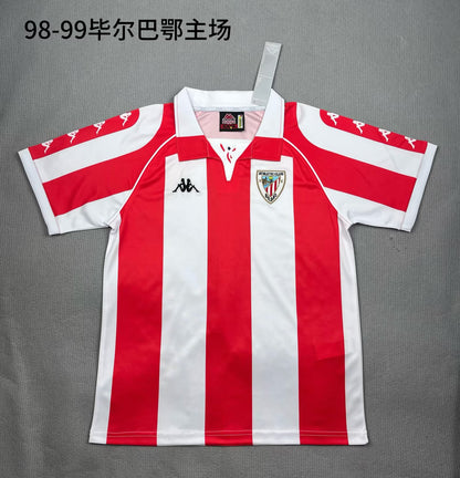 Retro Bilbao Athletic Club 1997/1998 Home Football Jersey