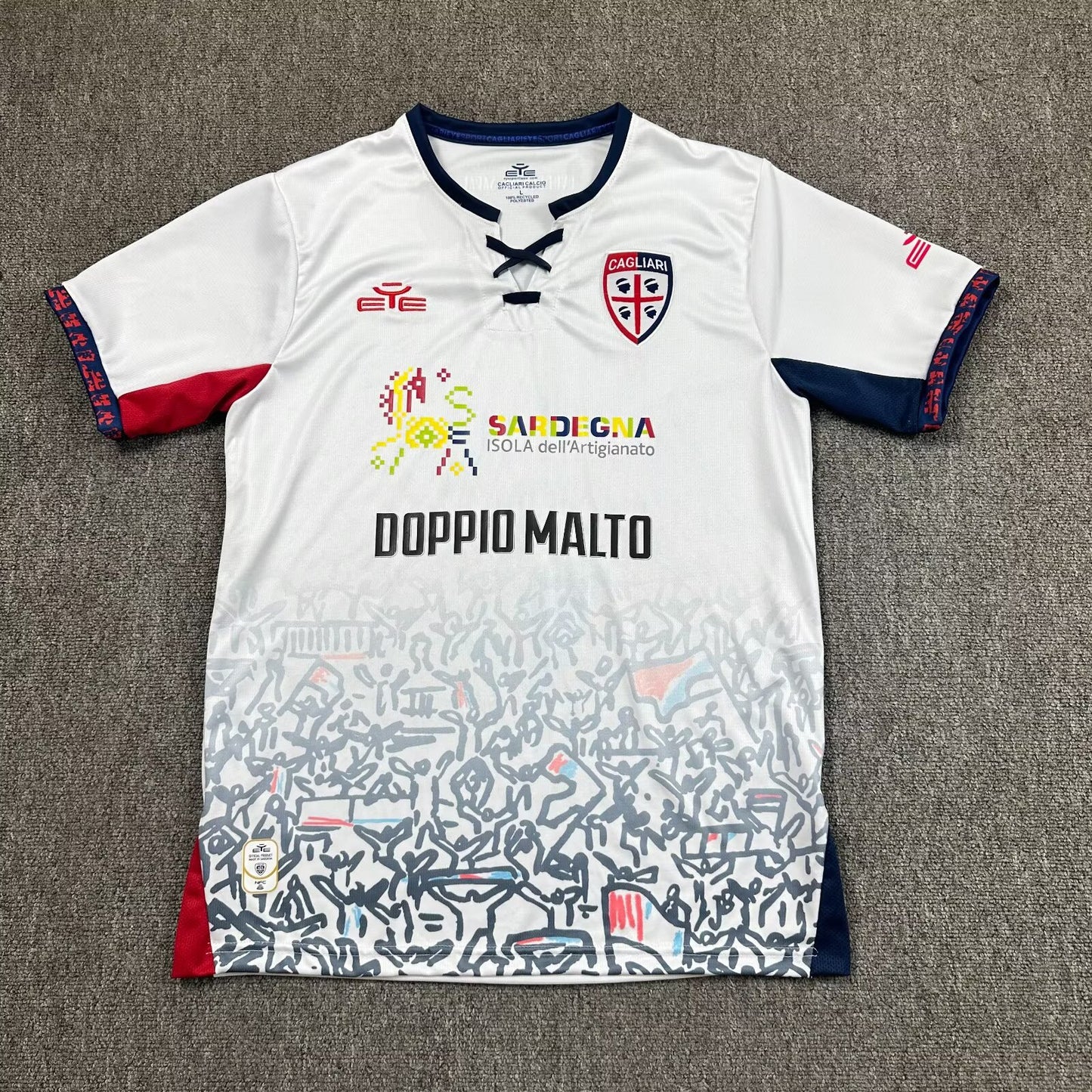 Cagliari 2025/2026 Away Fan Version Football Jersey