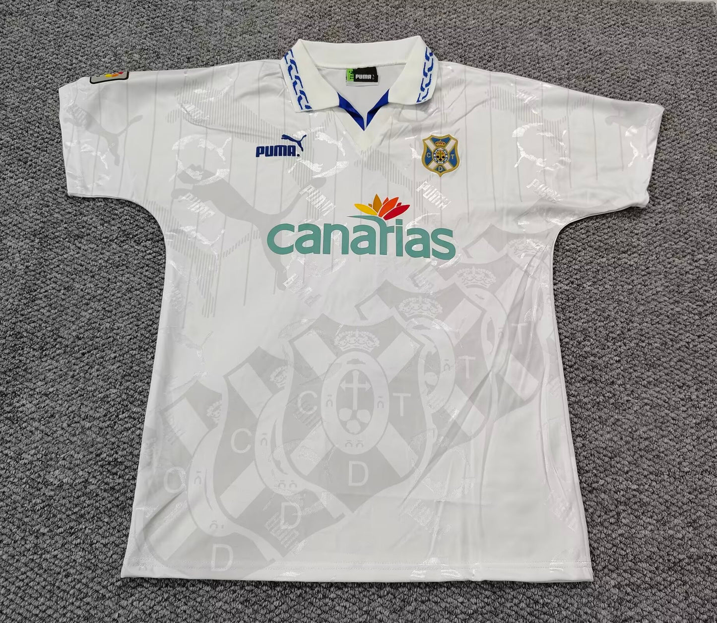 Retro Tenerife 1997/1998 Home Football Jersey