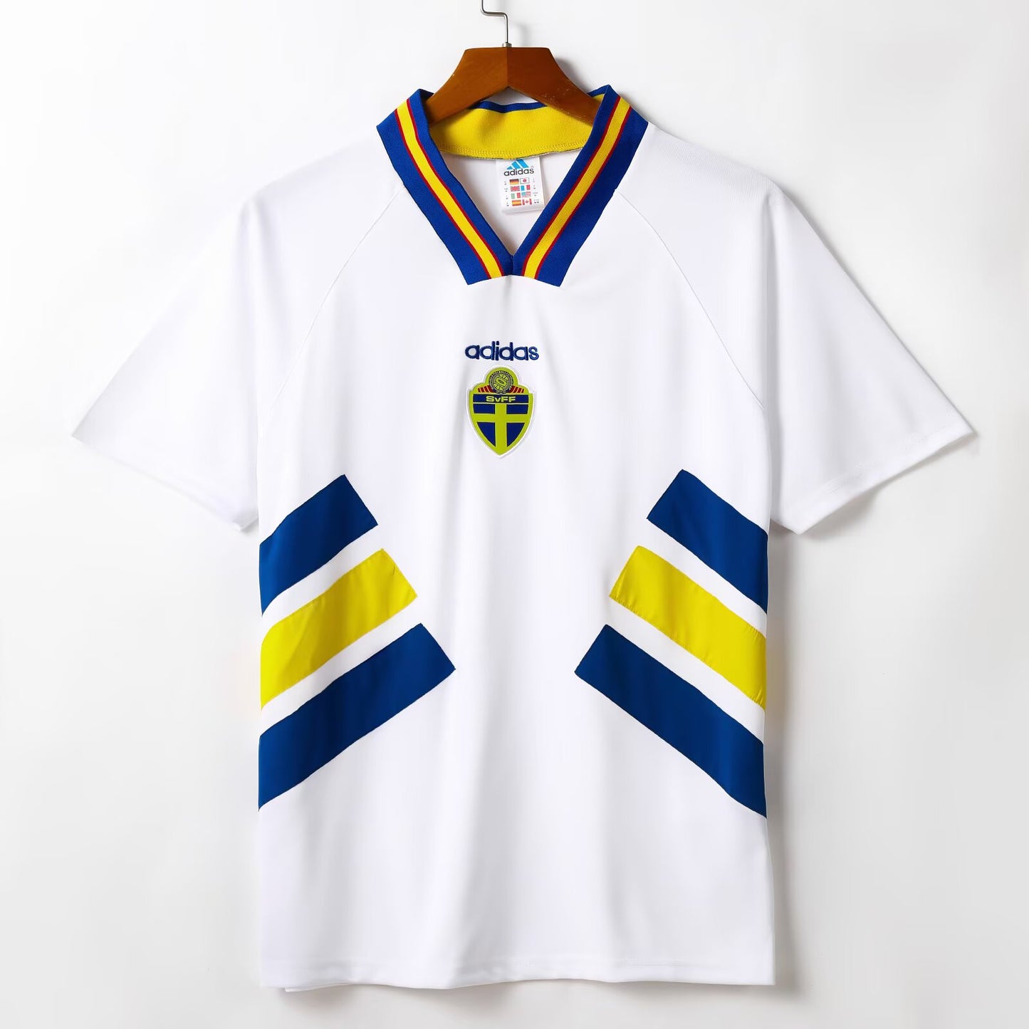 Retro Sweden 1994 Away Football Jersey