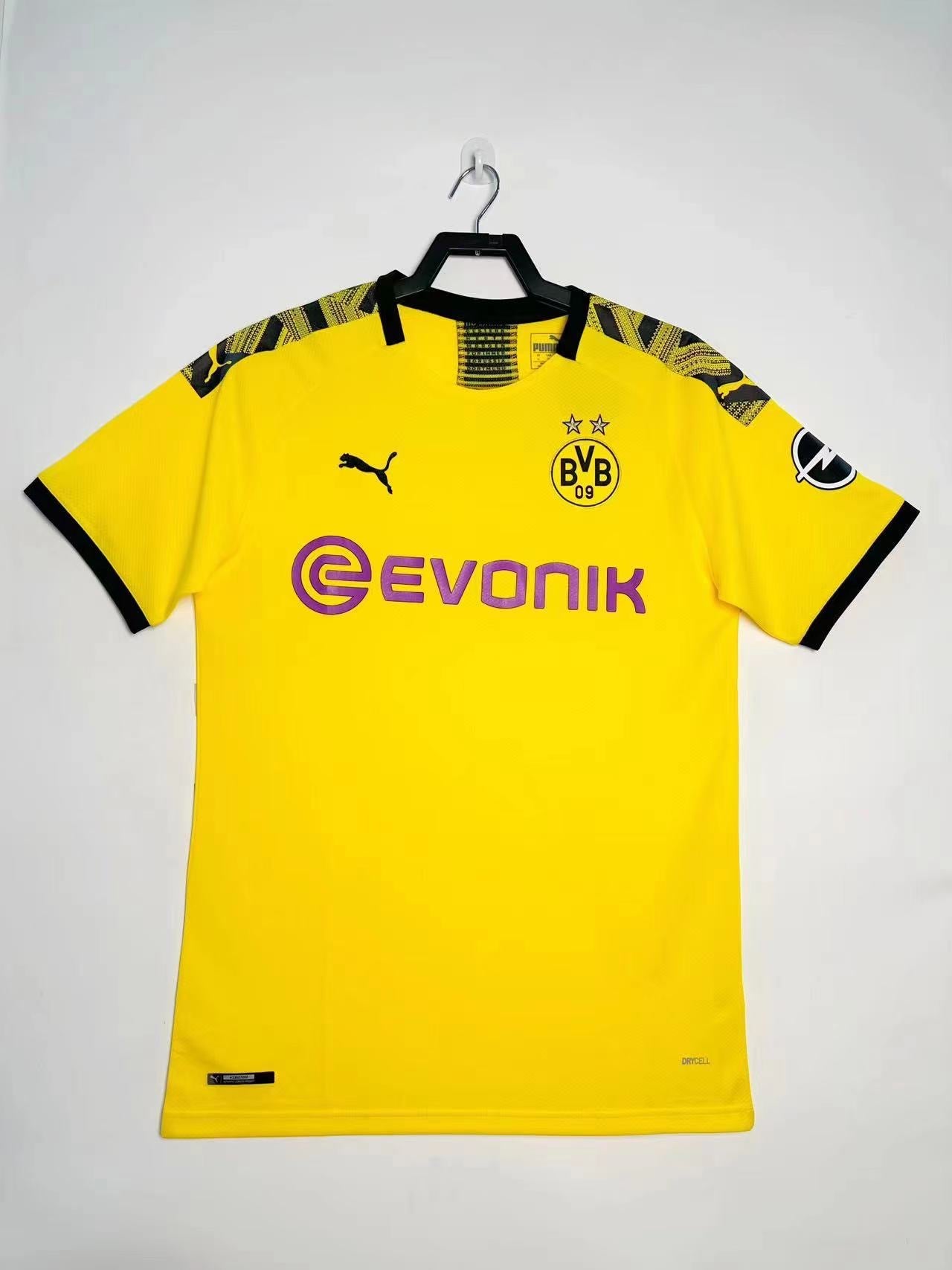 Retro Borussia Dortmund 2019/2020 Home Fan Version Football Jersey