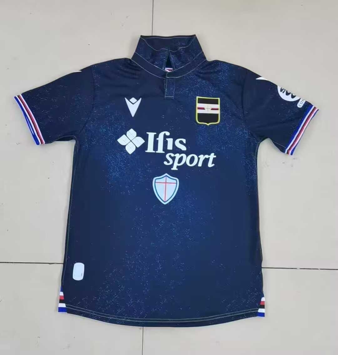 Sampdoria 2025/2026 Third Away Fan Version Football Jersey